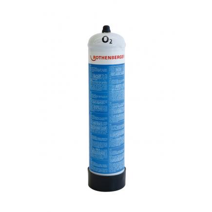 Oxygen cylinder for single use 110 bar 0.95 litre SOLD TOGETHER WITH SDF08052-M