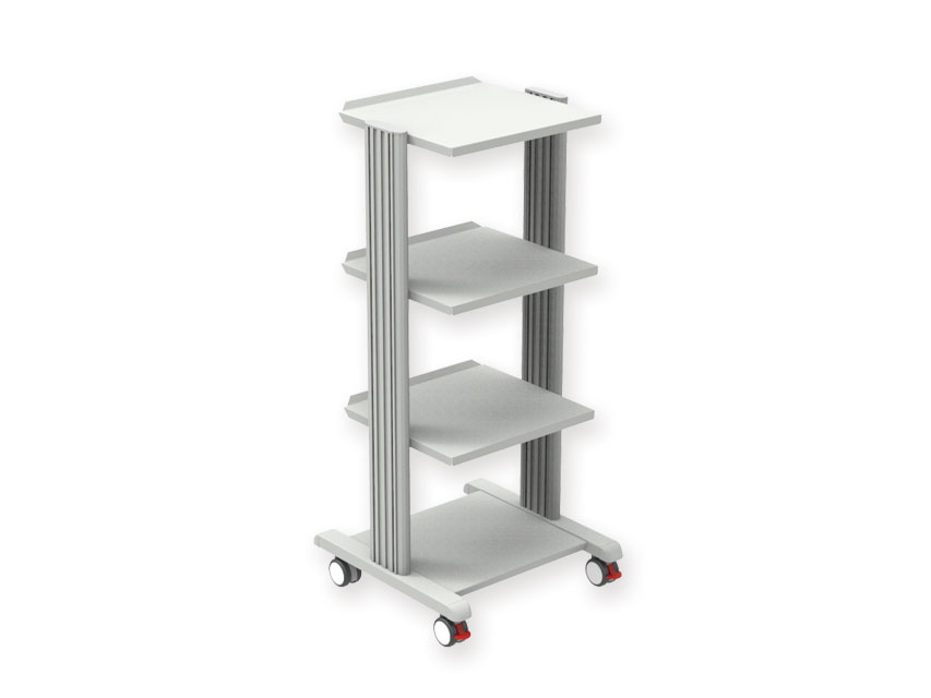 SMART TROLLEY 3 shelves 40x36 cm + base
