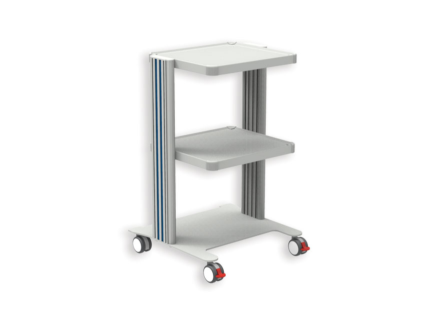 EASY TROLLEY 2 shelves 40x36 cm + base
