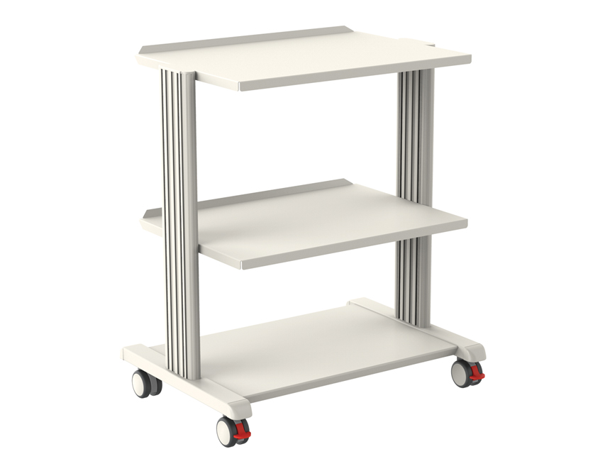 SMART TROLLEY 2 shelves 60x42 cm + base