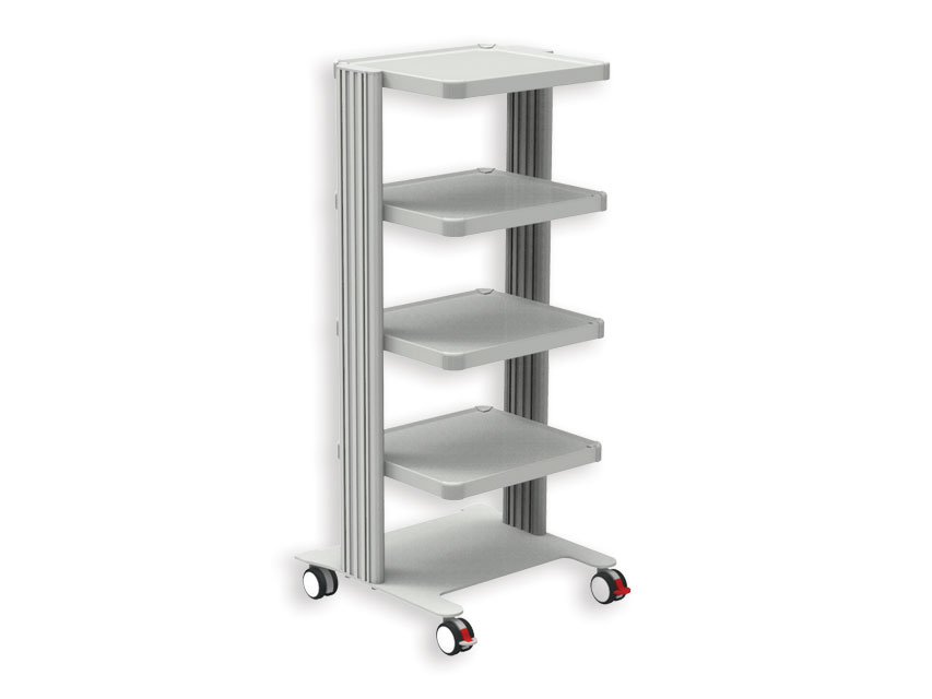 EASY TROLLEY 4 shelves 40x36 cm + base