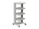 EASY TROLLEY 4 shelves 40x36 cm + base