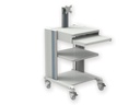 PRO TROLLEY 2 shelves, keyboard, monitor stand, drawer