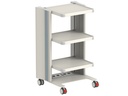EASY POWER TROLLEY 3 shelves 40x36 cm + base
