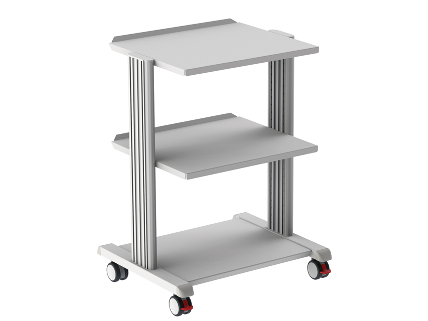 SMART TROLLEY 2 shelves 50x42 cm + base