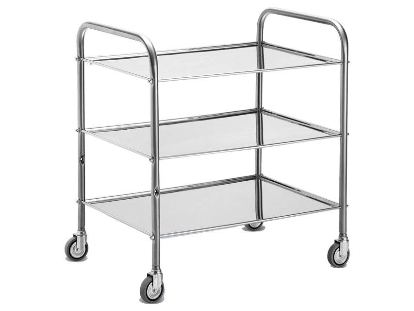 LANCART TROLLEY 70x50xh80 cm 3 shelves