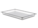 ISO TRANSPARENT PLASTIC BOX 600x400x50 mm closed