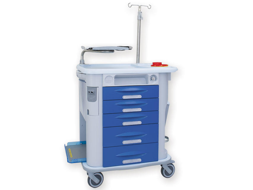 AURION EMERGENCY TROLLEY blue