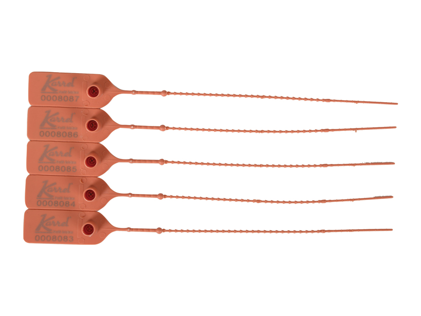 DISPOSABLE SEALS FOR NUMBERED TROLLEYS