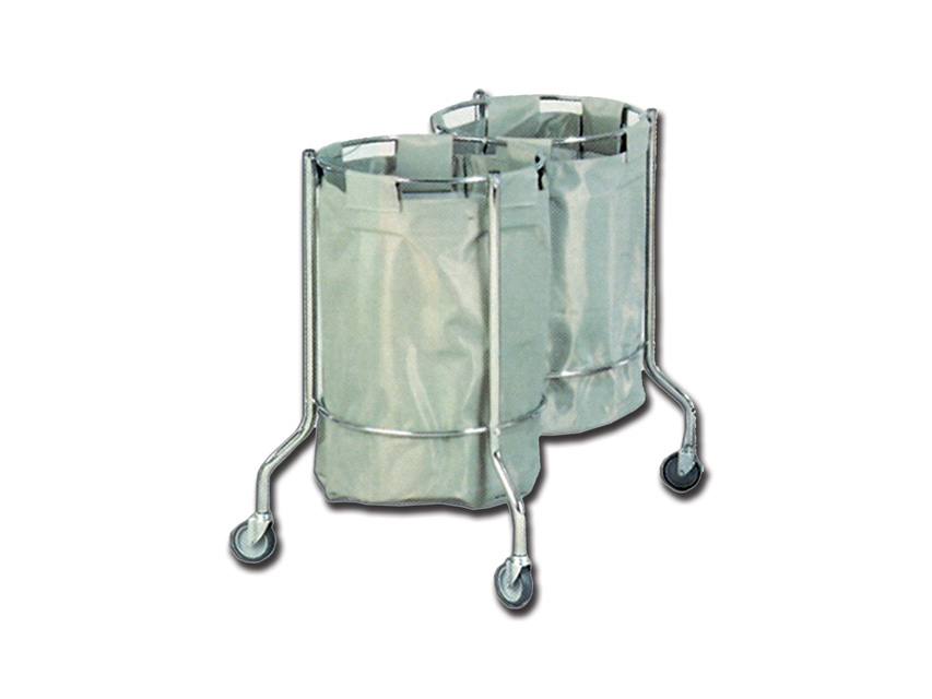 DOUBLE LAUNDRY TROLLEY