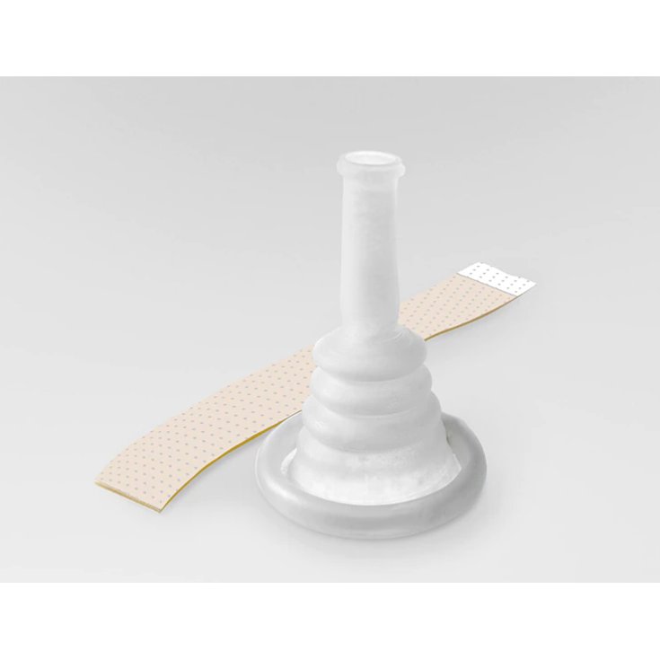 Male external catheter with double-sided adhesive strip mm 35