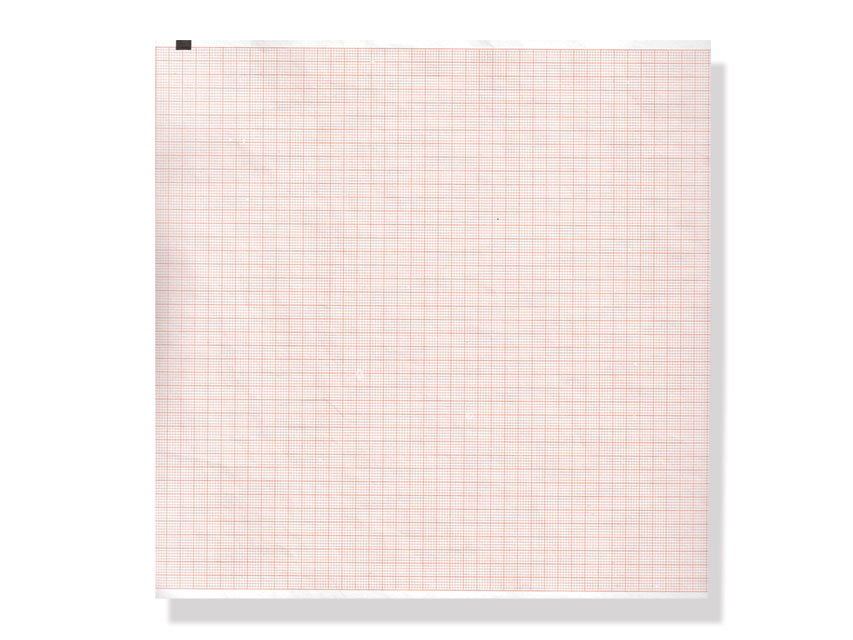 ECG thermal paper 210x280 mm grid pack orange