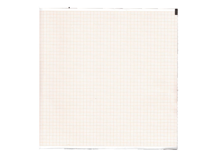 ECG thermal paper 210x300 mmxm x 200 grid pack orange