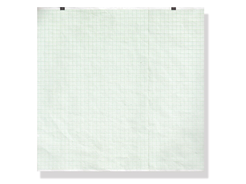 ECG thermal paper 210x140 mm grid pack green