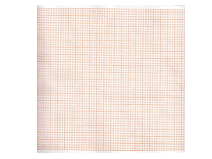 ECG thermal paper 210x30 mmxm orange grid roll