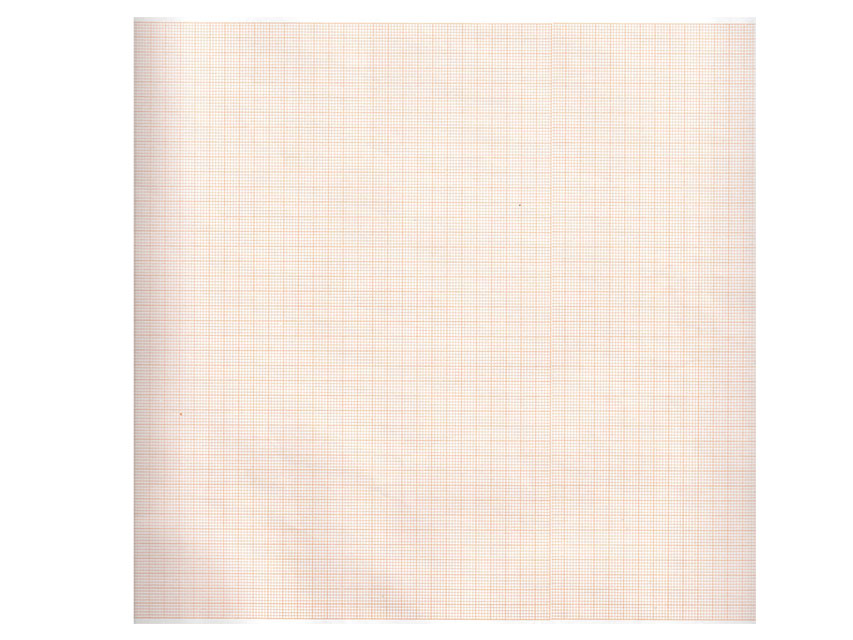ECG thermal paper 210x30 mmxm orange grid roll