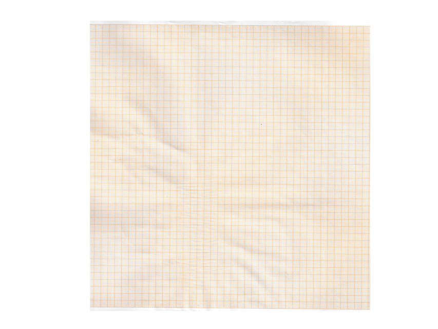 ECG thermal paper 215x25 mmxm orange grid roll