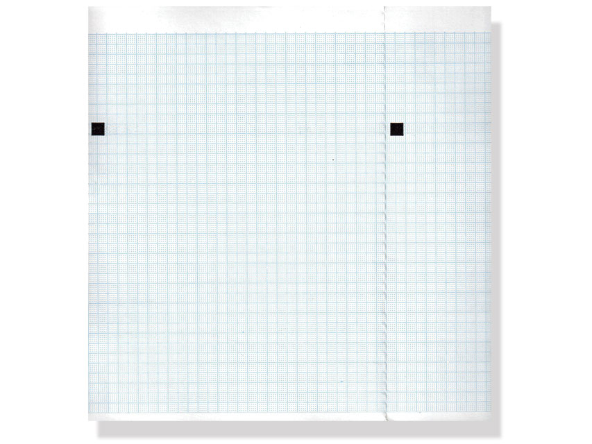 ECG thermal paper 210x150 mmxm grid pack blue