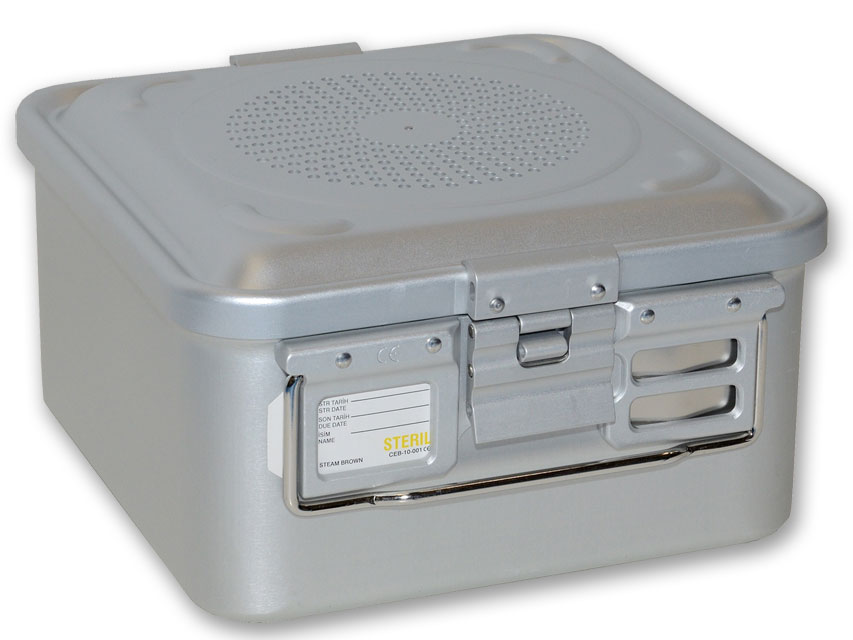 CONTAINER WITH FILTER small h150 mm grey