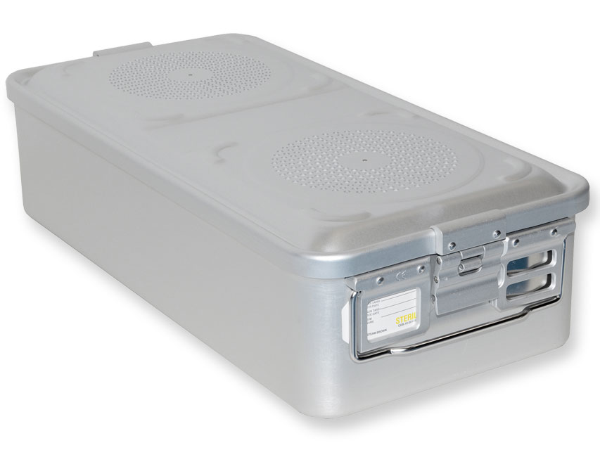 CONTAINER WITH FILTER large h150 mm grey
