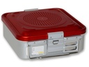 CONTAINER WITH FILTER small h100 mm red