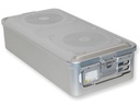 CONTAINER WITH FILTER large h135 mm grey