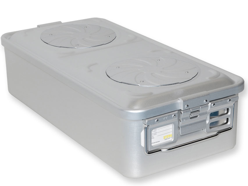 CONTAINER WITH VALVE large h150 mm grey