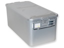 CONTAINER WITH FILTER large h260 mm grey