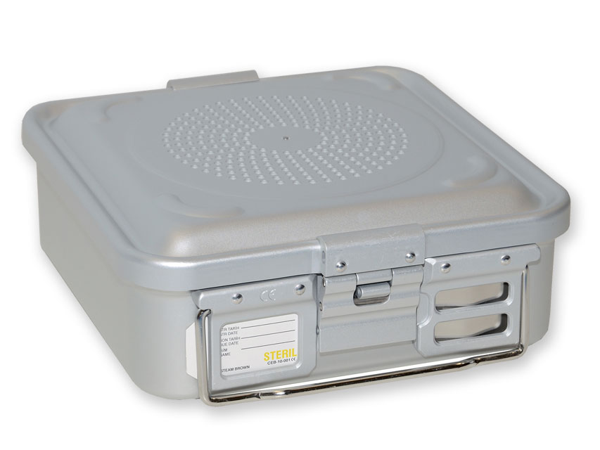 CONTAINER WITH FILTER small h100 mm grey