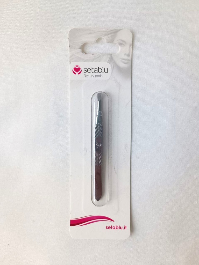 Steel tweezers for eyebrows