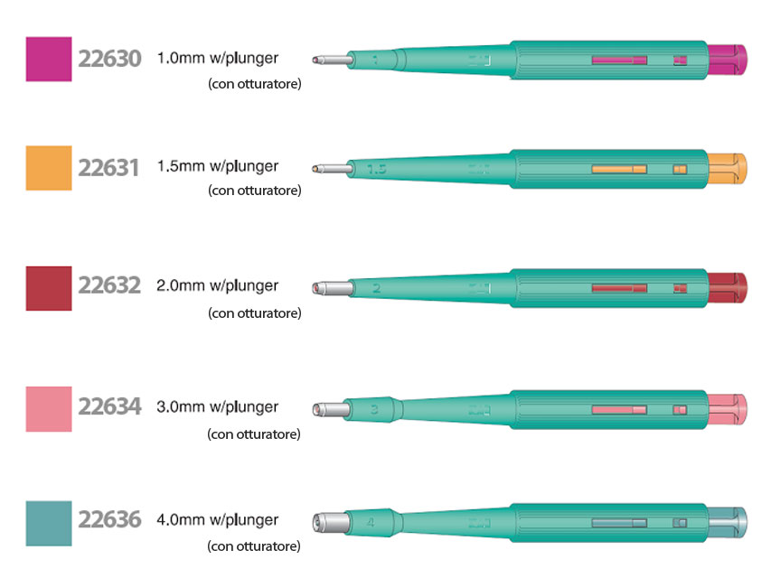 KAI BIOPSIA CURETTE 1.5 mm diameter with shutter