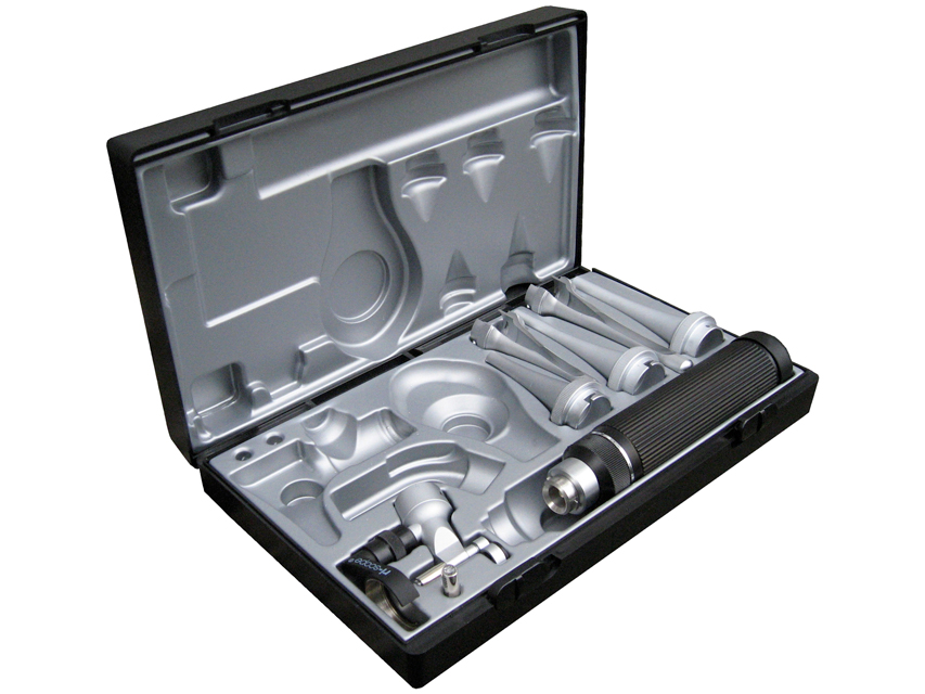 VETERINARY OTOSCOPE SET RIESTER HL 2.5V AA handle - 3853