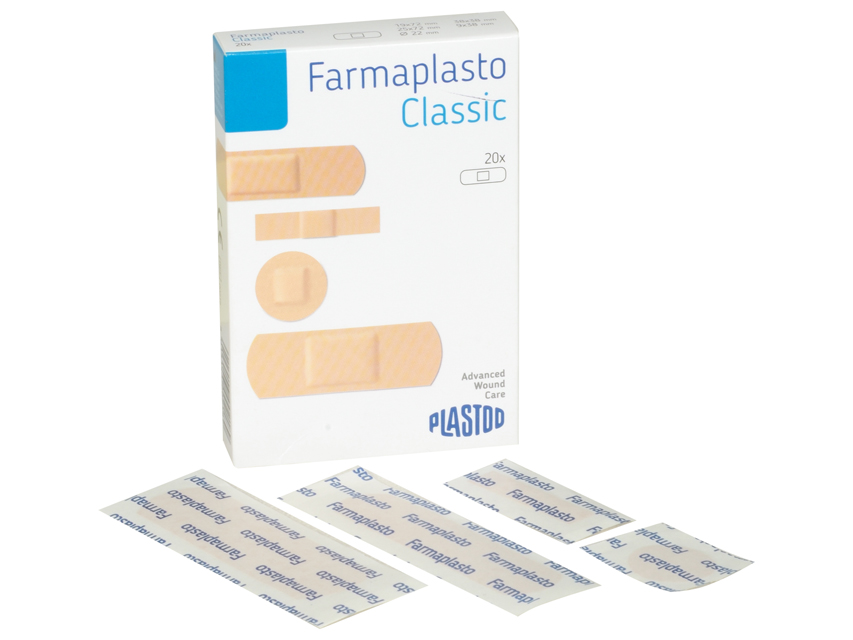 Plaster strips assorted 4 sizes (pack of 20 plasters)