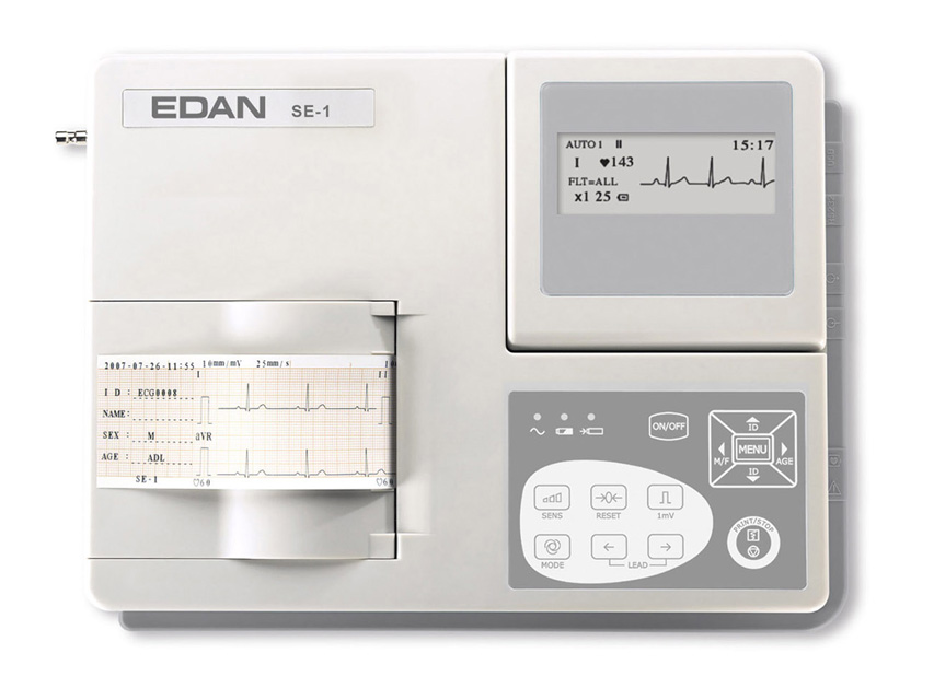 ECG EDAN SE-1 - 1 channel with monitor