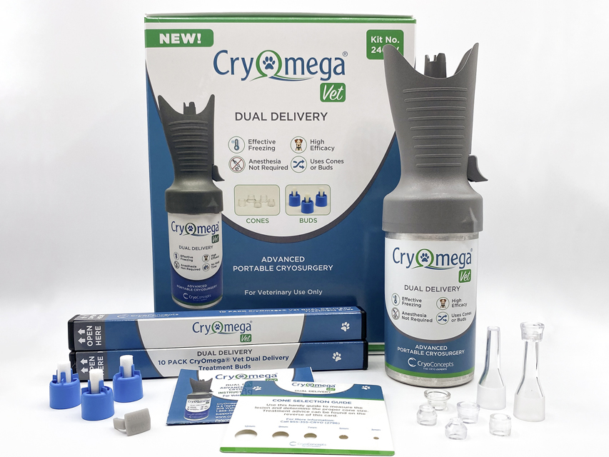 CRYOSURGICAL KIT CRYOMEGA VET DUAL DELIVERY