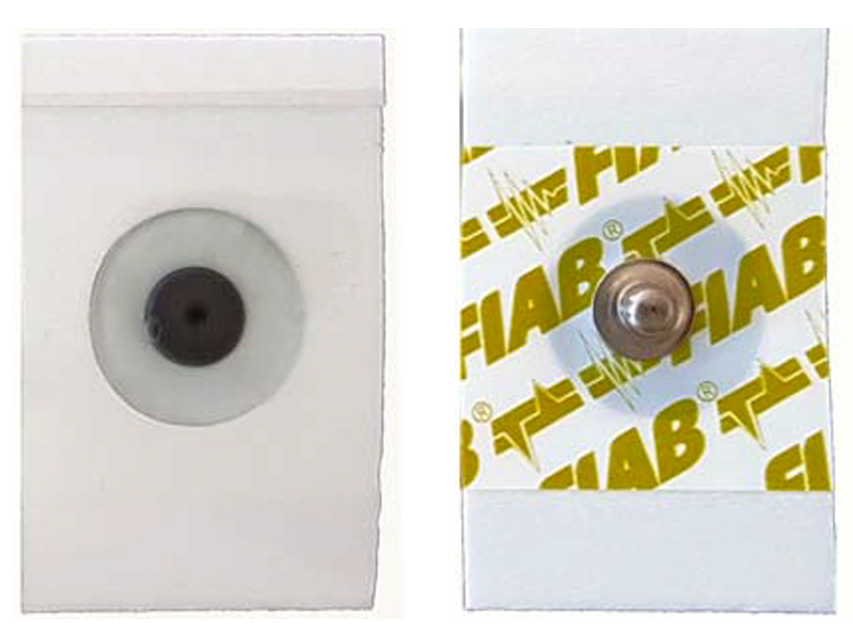 MONOUSED PE-FOAM ELECTRODE 28-44mm - rectangular - adult/ped