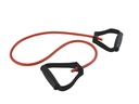 LATEX TUBE WITH HANDLES 125 cm x 2.5 mm - medium - red