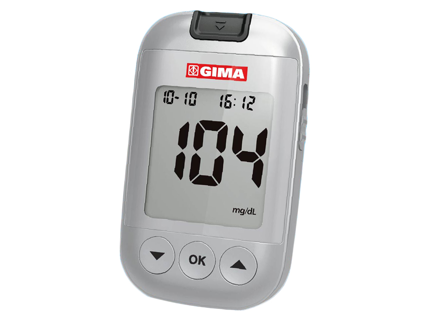 GIMA GLUCOMETER COMPLETE KIT mg/dl - GB, FR, ES, PT