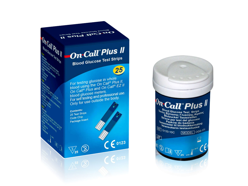 GLUCOSE STRIPS - pack of 25 strips