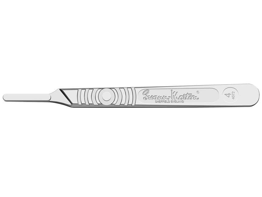 SWANN-MORTON STAINLESS STEEL HANDLE No. 4 without CE