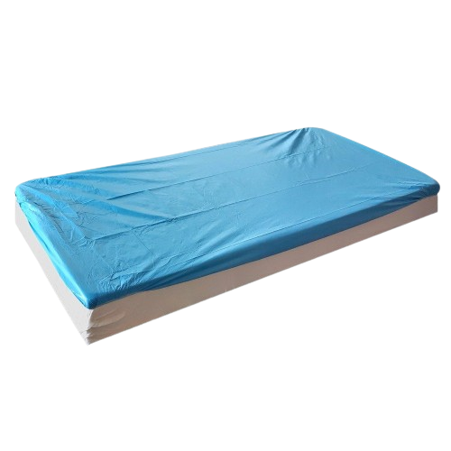 Disposable mattress cover CPE 90x210 blue Medicline
