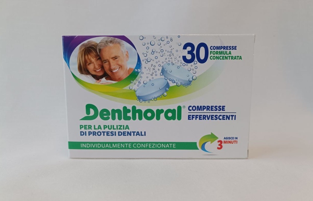 Antibacterial denture tablets (30-piece foil) 