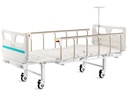 3 SECTION VARIABLE HEIGHT BED - 2 cranks - with wheels