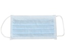 SURGICAL MASK 4 VEILS 98% FILTRATION - blue with elastic bands - type IIR