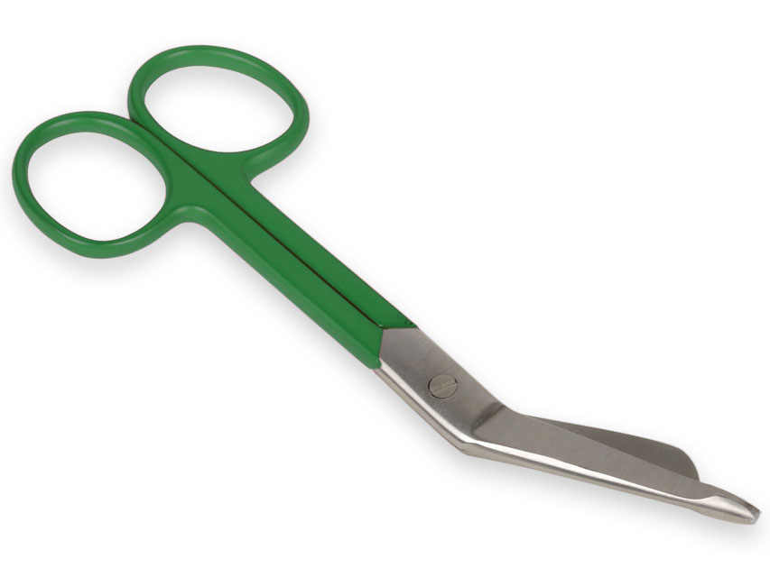 Bandage scissors 14 cm green
