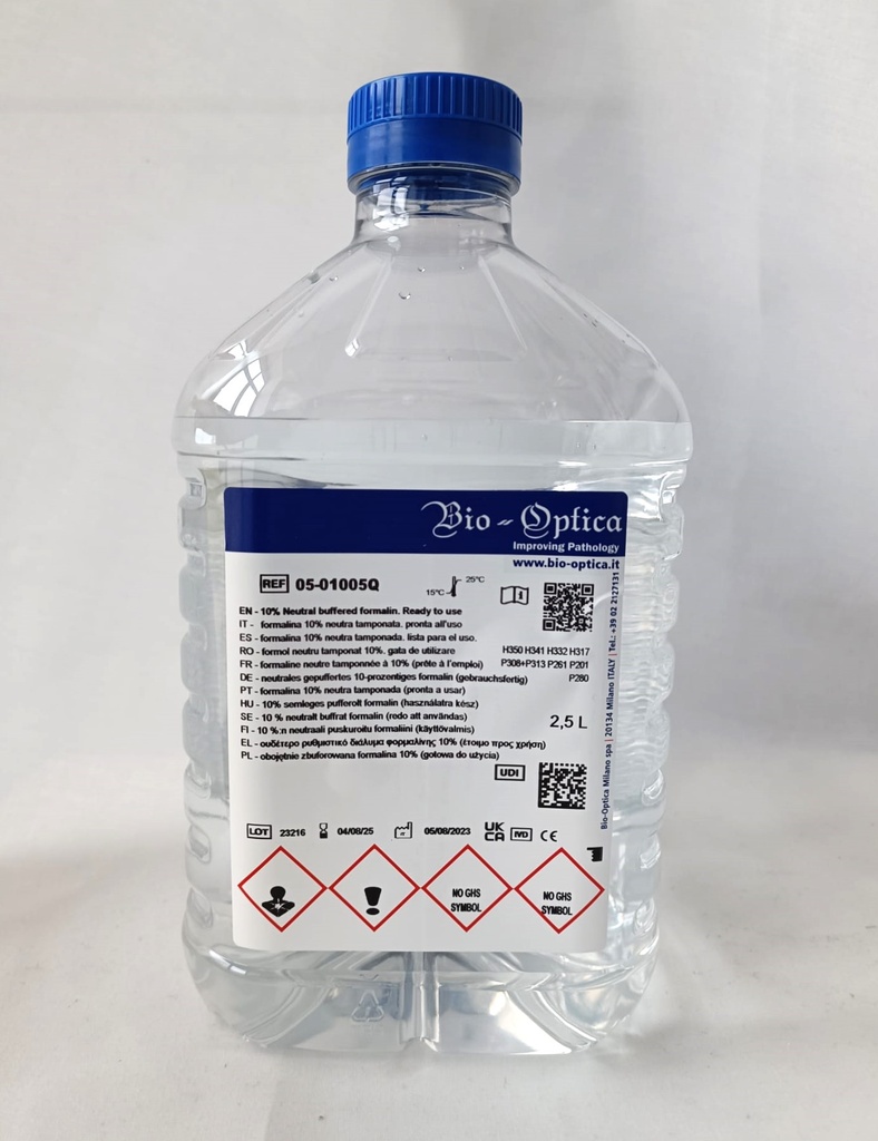Formalin 10% neutral buffered (ready to use) 2500 ml
