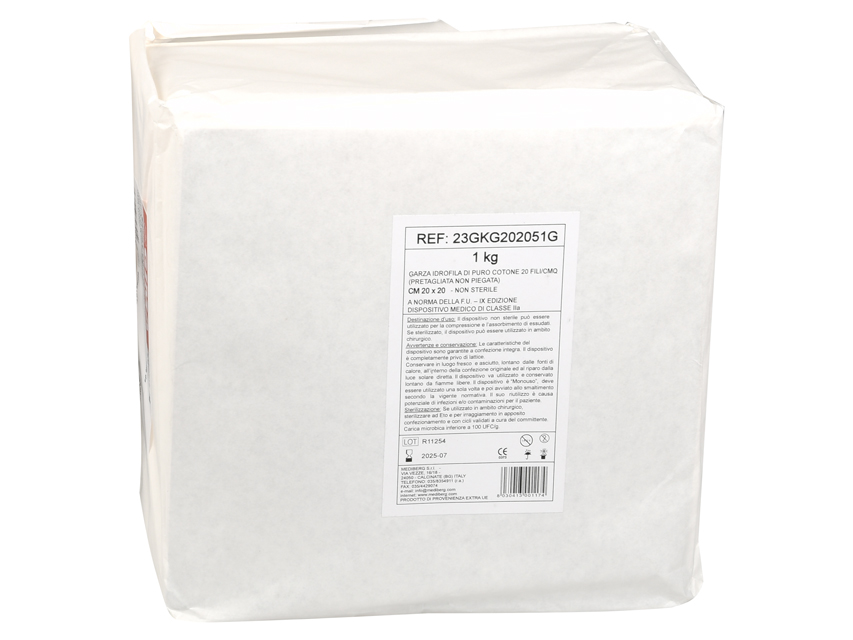 COTTON GARZA 20x20 cm 1 kg pack