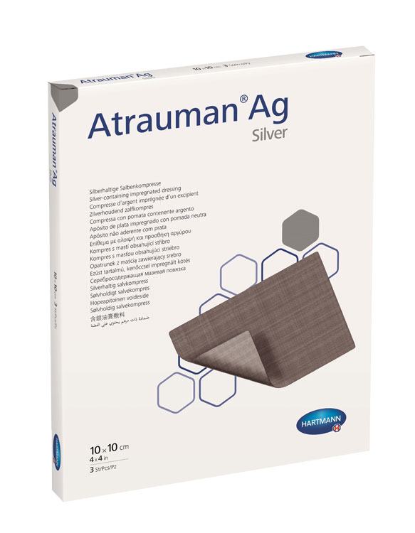 Atrauman Ag Sterile dressing with silver 10x10 cm
