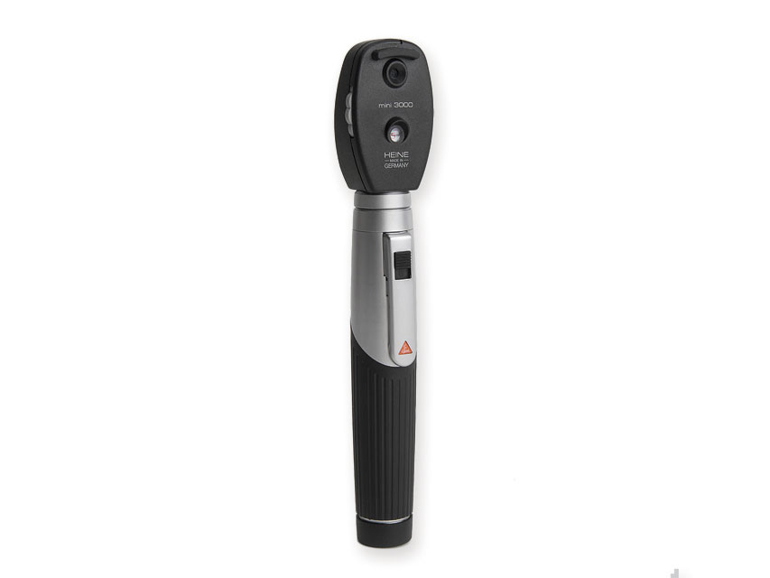 HEINE MINI 3000 F.O. Ophthalmoscope rechargeable handle - black