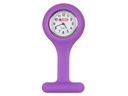 NURSING CLOCK - round - purple